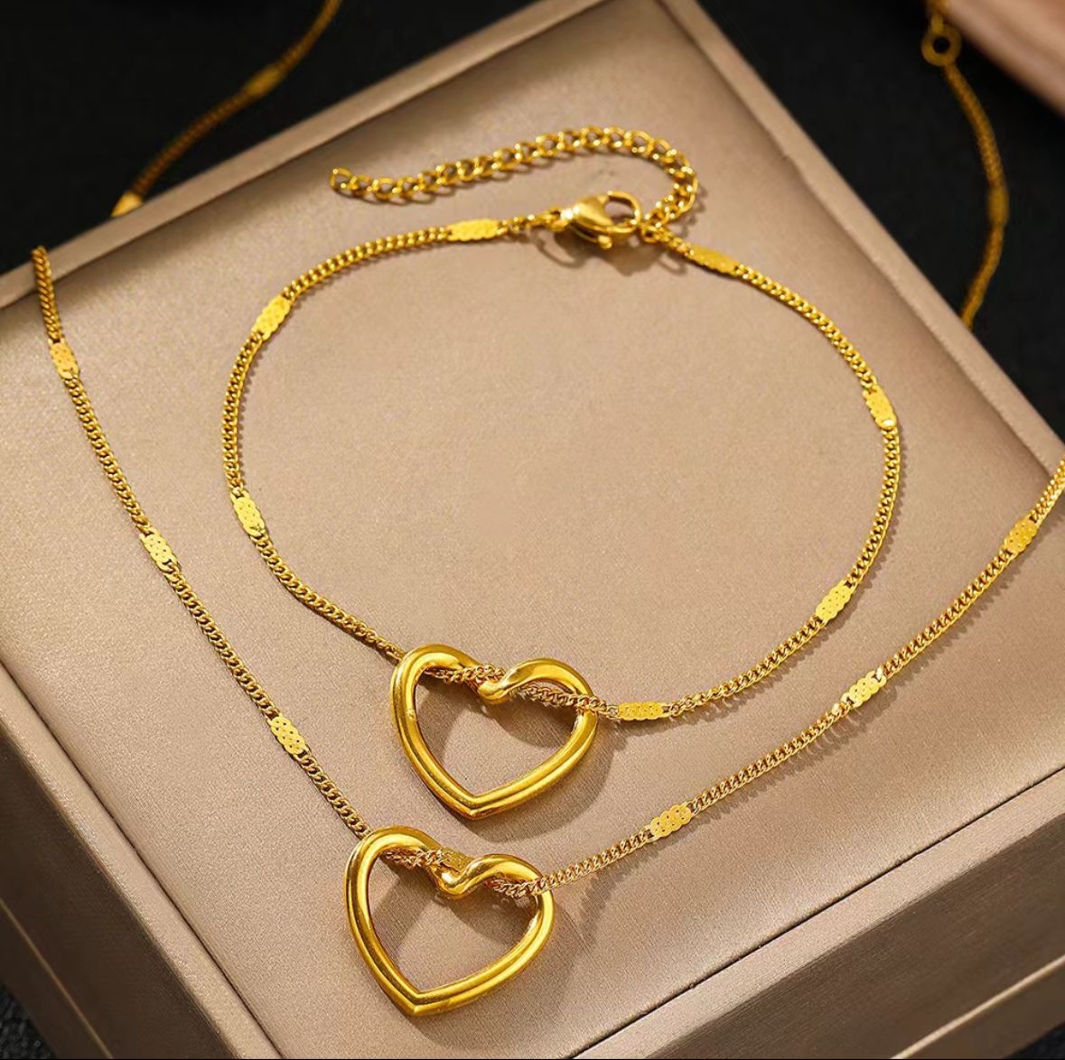 Pulsera Corazón Royale 18K