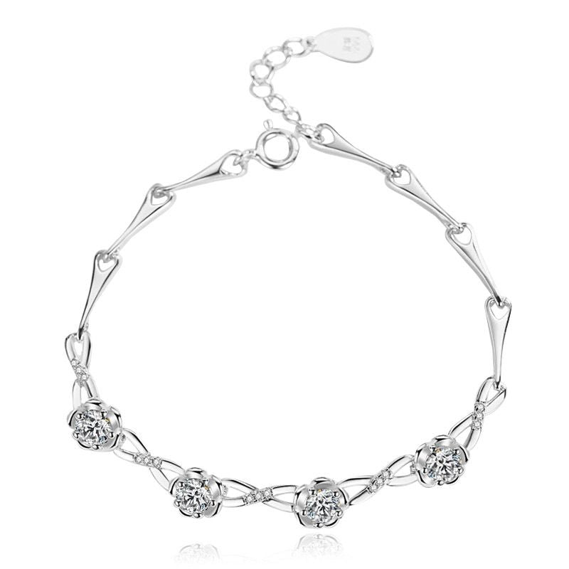 **Lumière Flower Bracelet S999**